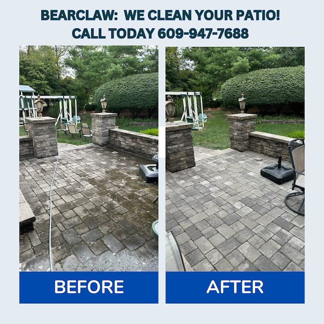 Sparkling Clean Patios in Pennington, NJ – BearClaw Gets the Job Done Right